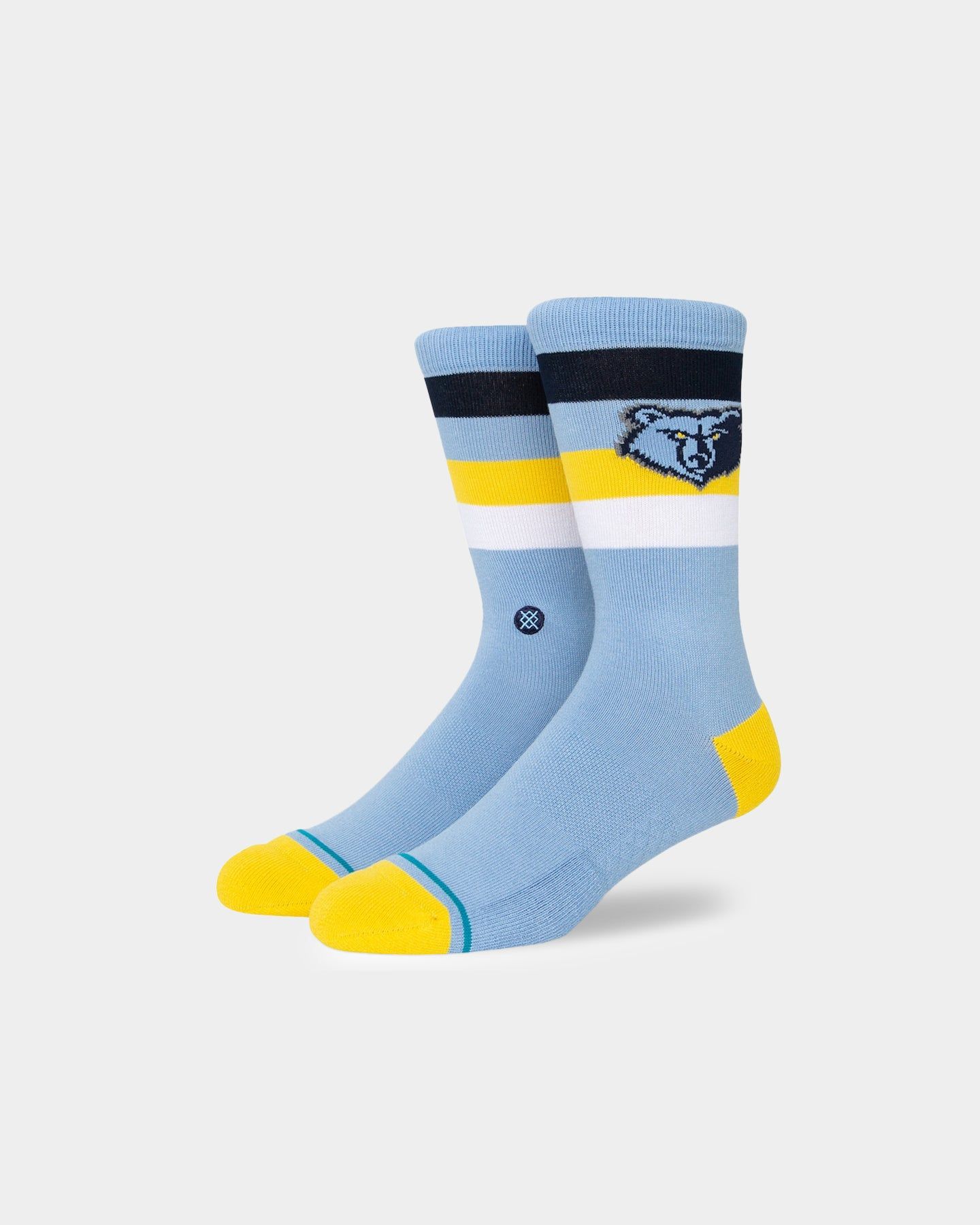 Stance X NBA Memphis Grizzlies Crew Socks Blue sold by Culture Kings