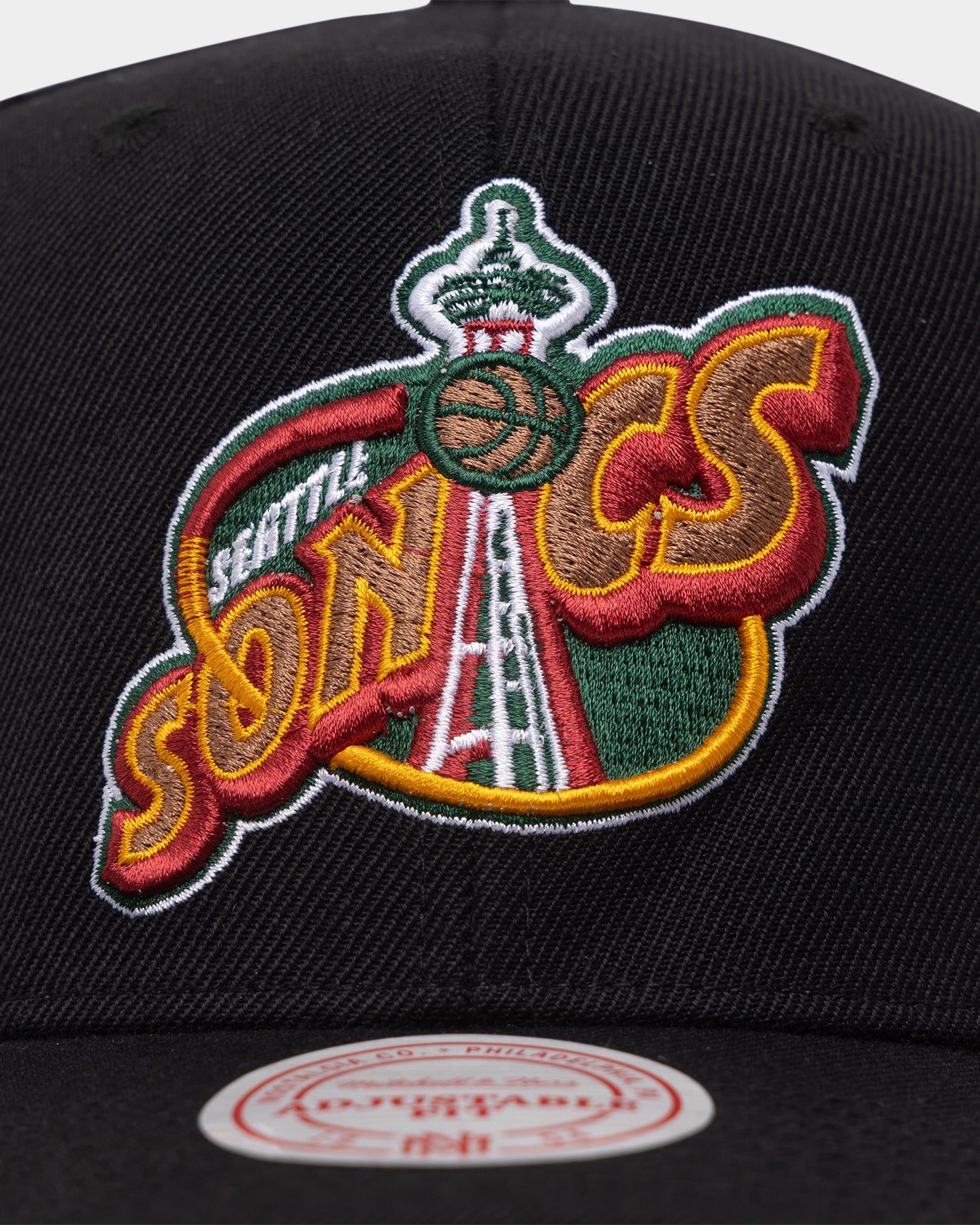 Mitchell & Ness Seattle Supersonics 'Highway' Pro Crown Snapback Black sold by Culture Kings product image thumbnail 5