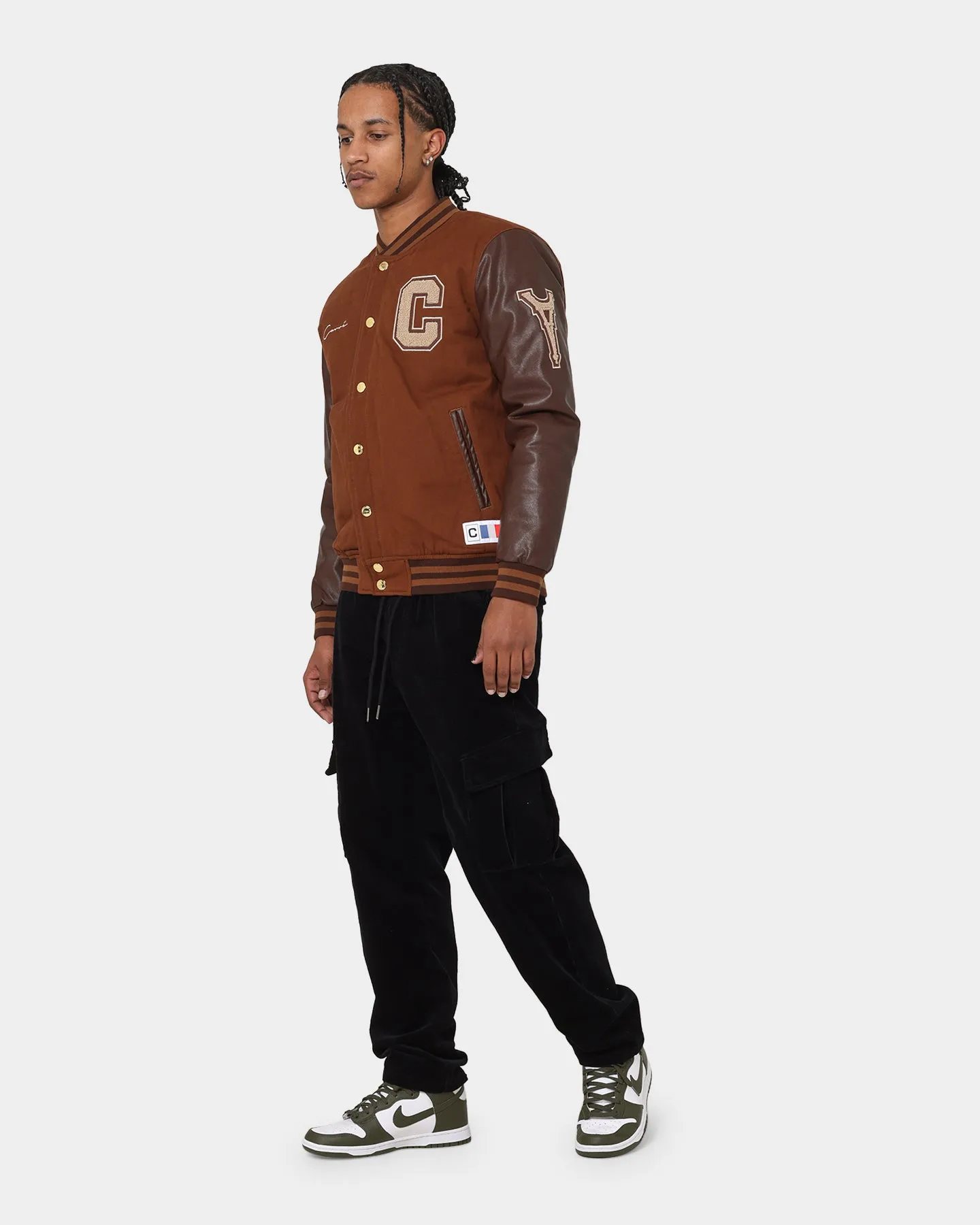 Carre MVP Varsity Jacket Chocolate sold by Culture Kings product image thumbnail 3