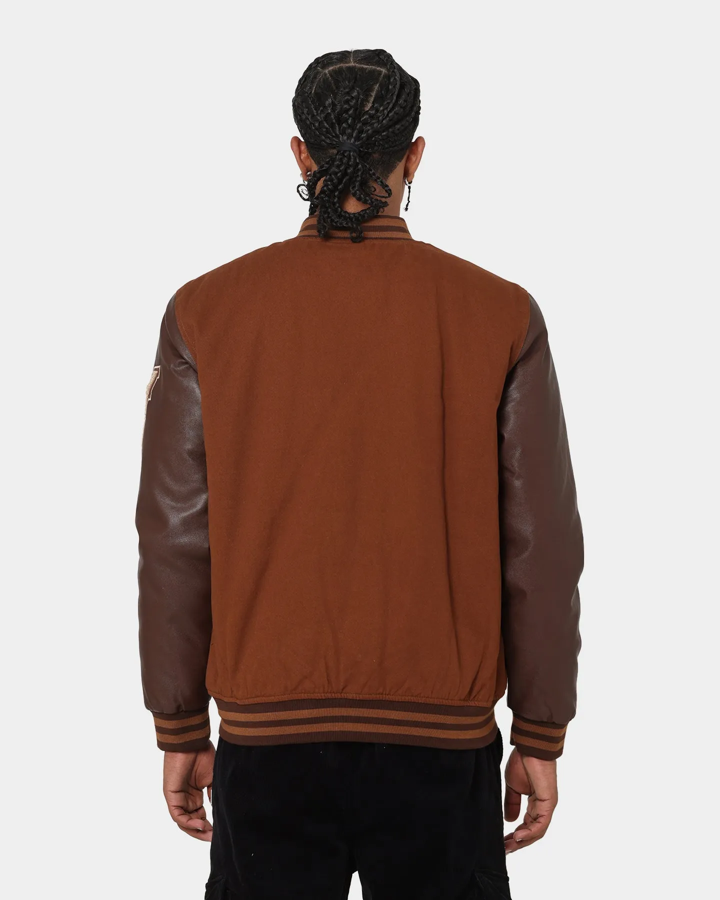 Carre MVP Varsity Jacket Chocolate sold by Culture Kings product image thumbnail 5