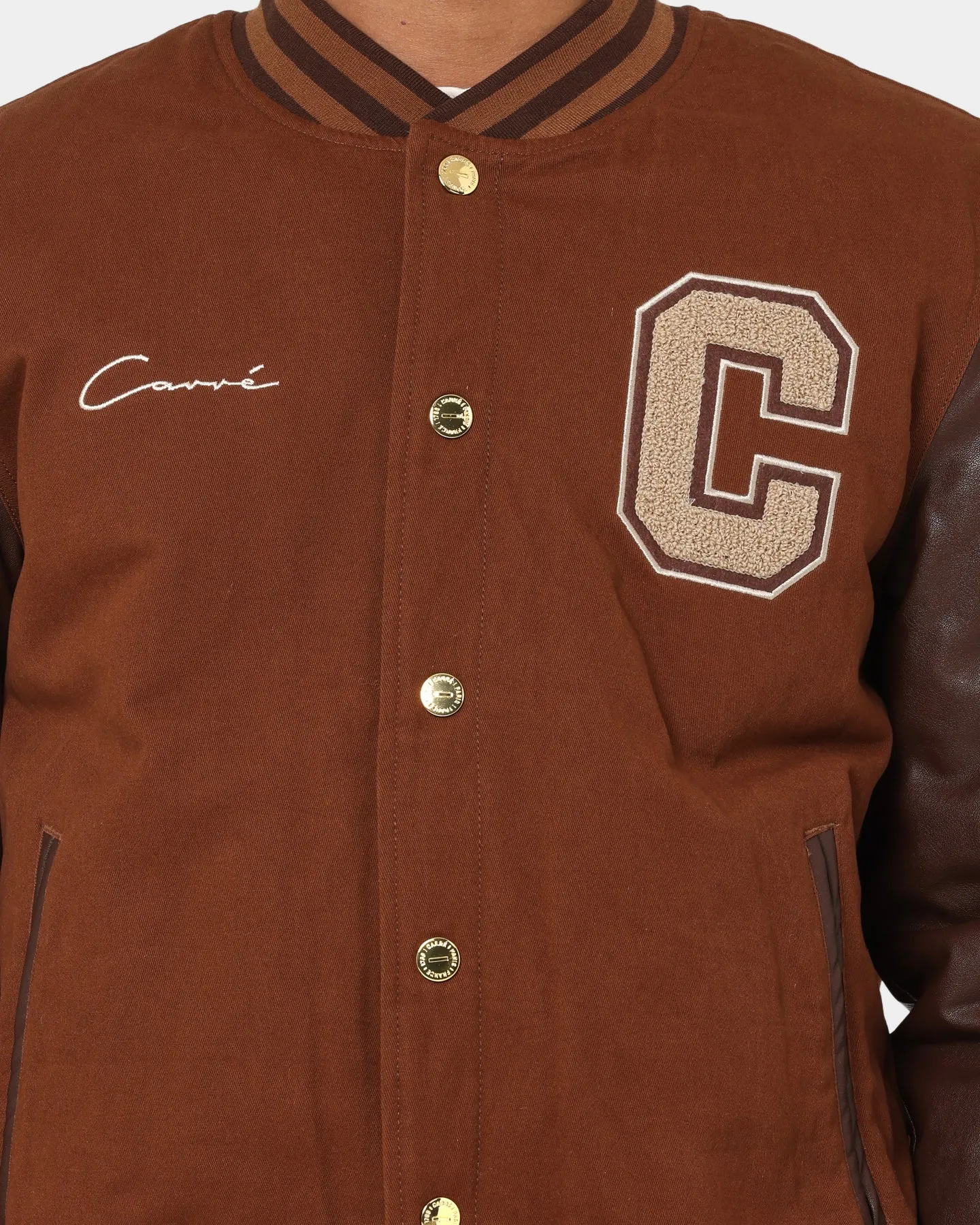 Carre MVP Varsity Jacket Chocolate sold by Culture Kings product image thumbnail 4