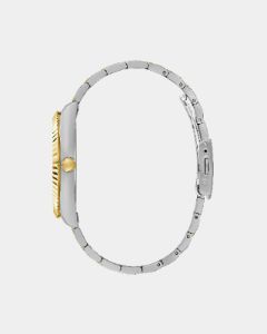 Guess Mainline Connoisseur Watch Silver/Gold/Green sold by Culture Kings