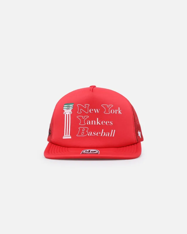 47 Brand New York Yankees Keep The Change '47 Trucker Snapback Red sold by Culture Kings