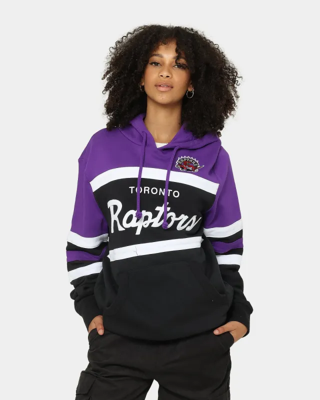 Mitchell & Ness Men's Toronto Raptors Head Coach Hoodie Black/Purple sold by Culture Kings
