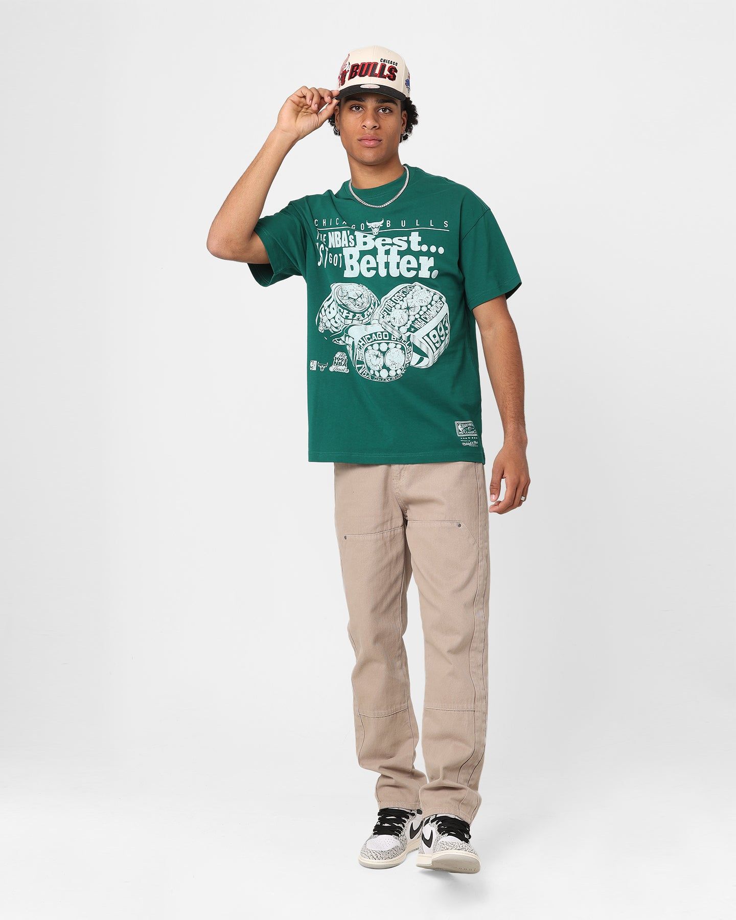 Mitchell & Ness Chicago Bulls The Best Ever T-Shirt Malachite Green sold by Culture Kings product image thumbnail 2