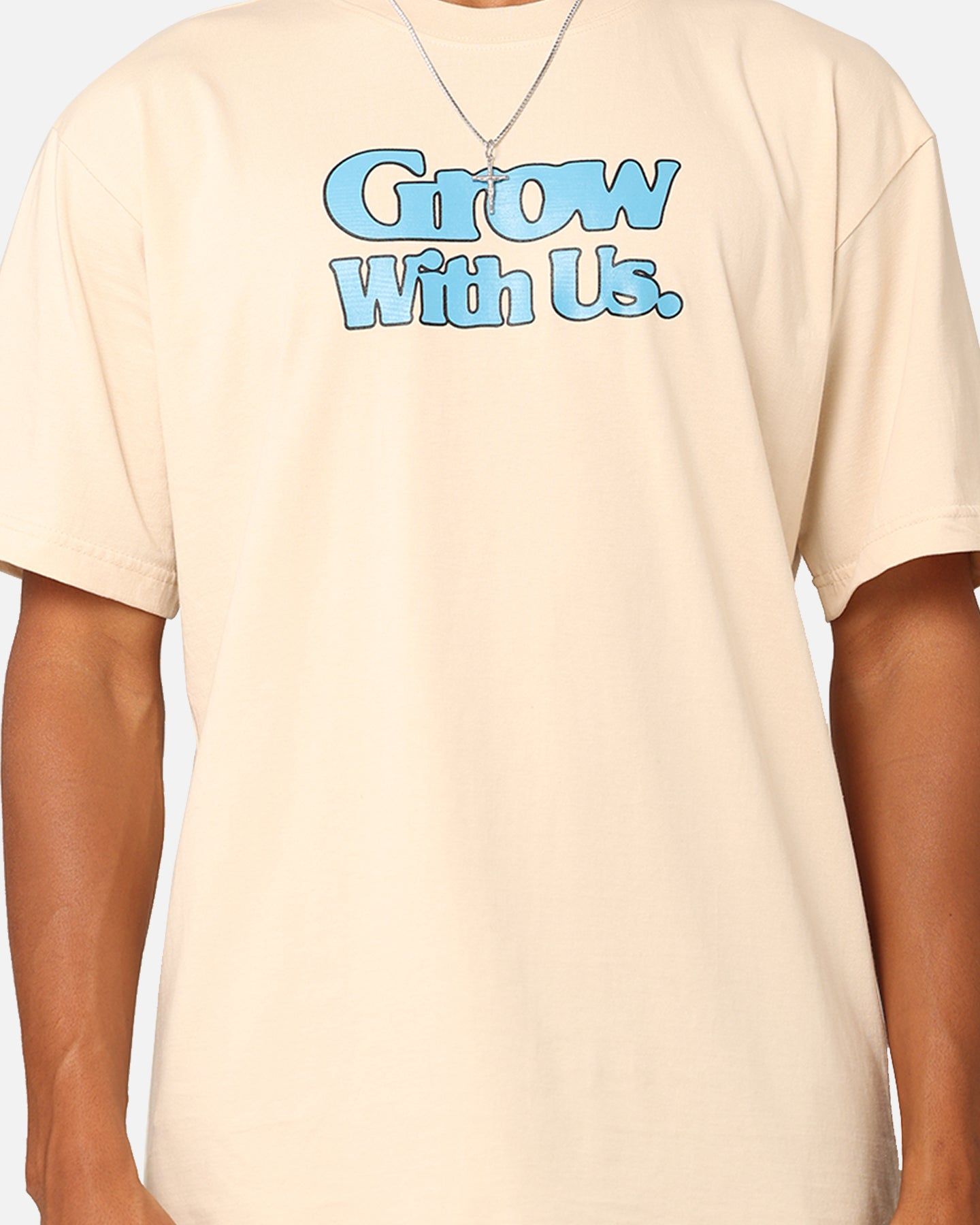 Market Grow With Us T-Shirt Ecru sold by Culture Kings product image thumbnail 4