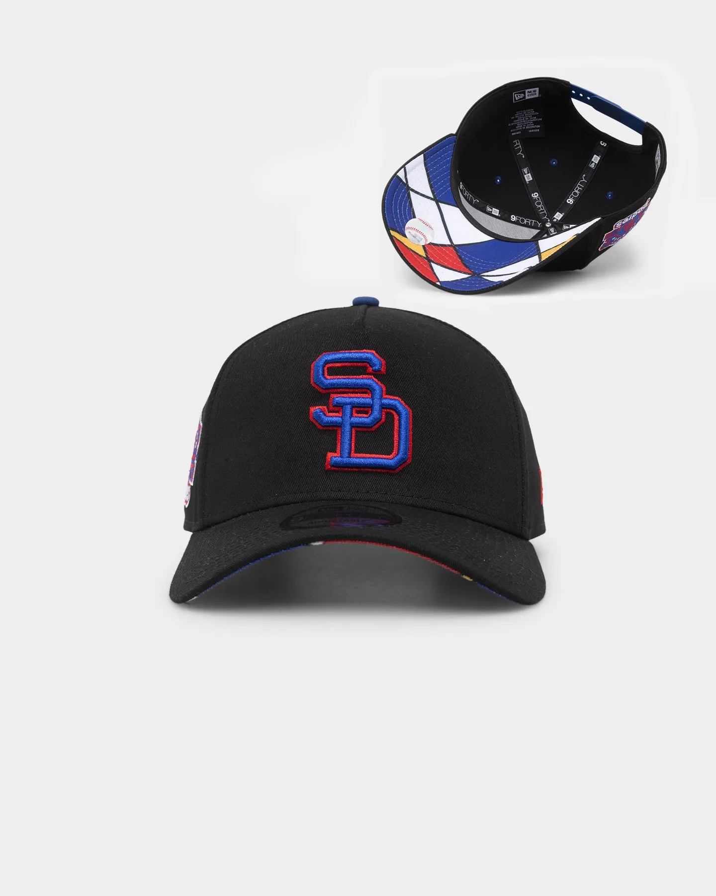 New Era San Diego Padres 'Retro Mosaic' 9FORTY A-Frame Snapback Black sold by Culture Kings