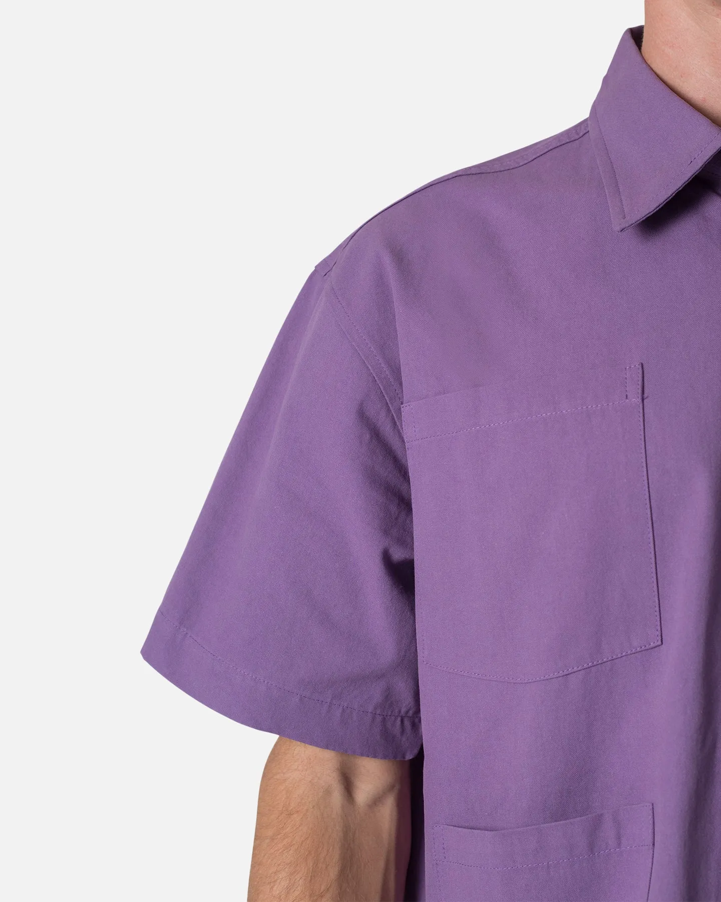 MNML Collared Button Up Shirt Purple sold by Culture Kings product image thumbnail 5