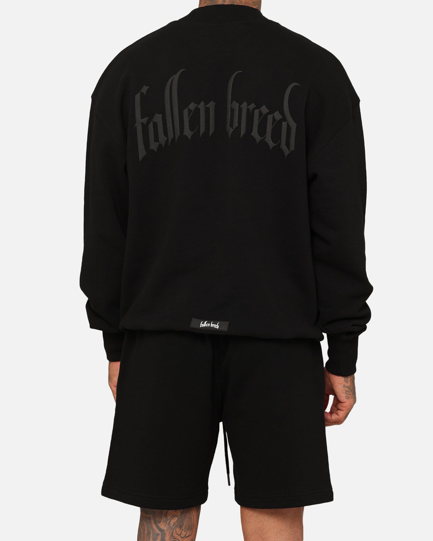 Fallen Breed Monogram Crewneck Black/Black sold by Culture Kings product image thumbnail 5