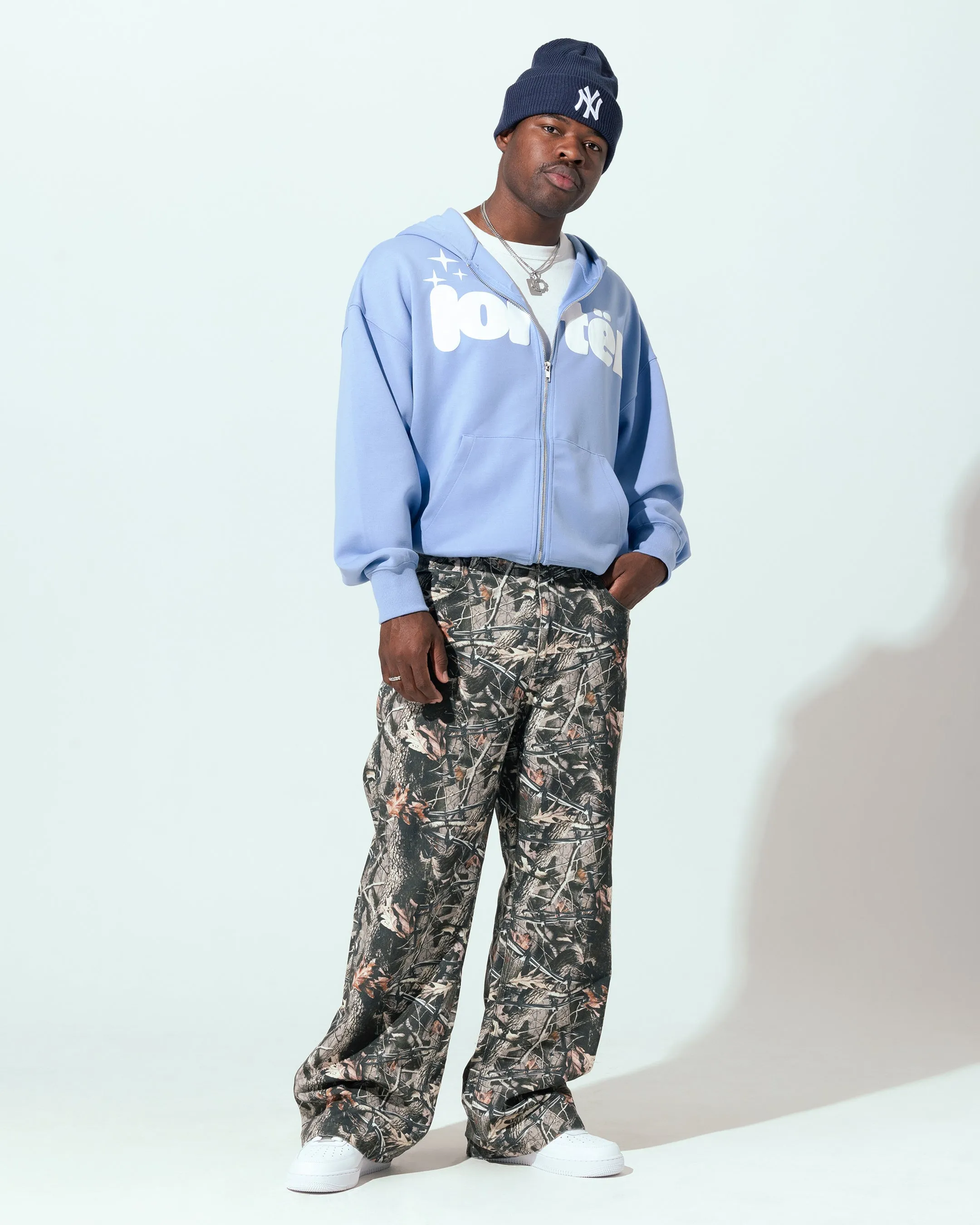 Loiter Cloud 9 Zip Hoodie Blue sold by Culture Kings product image thumbnail 3