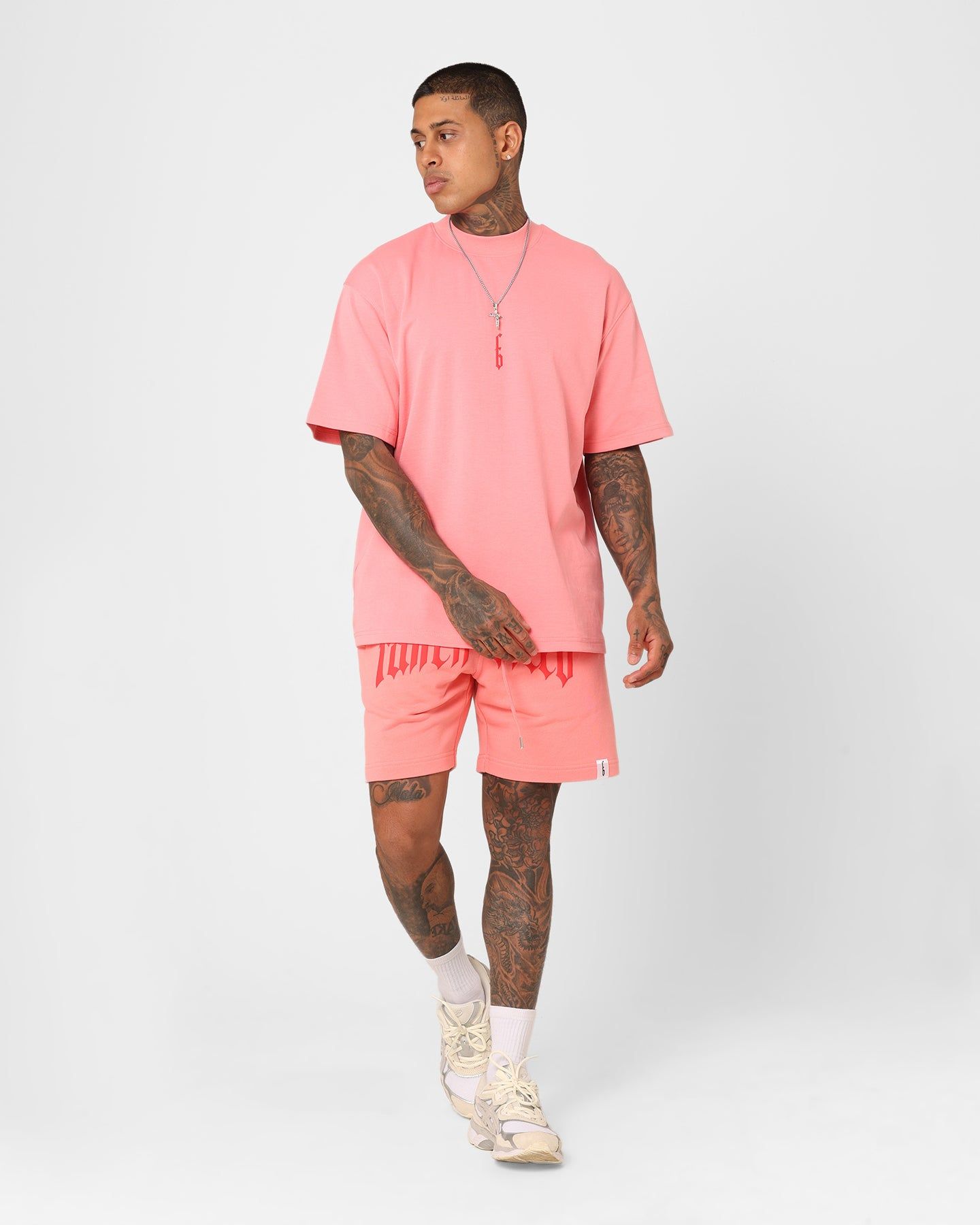 Fallen Breed Monogram T-Shirt Pink/Red sold by Culture Kings product image thumbnail 3