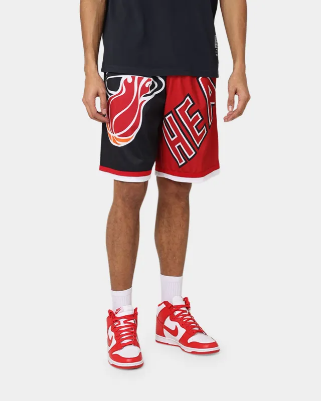 Mitchell & Ness Miami Heat Big Face 5.0 Shorts Black sold by Culture Kings