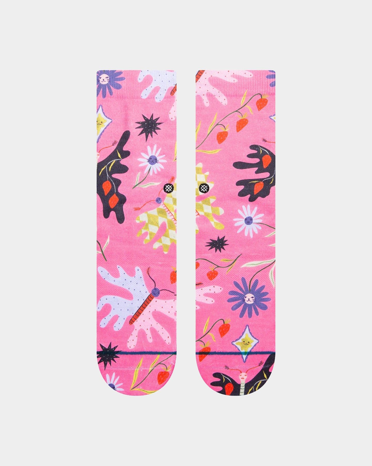 Stance Strawberry Patch Socks Pink sold by Culture Kings