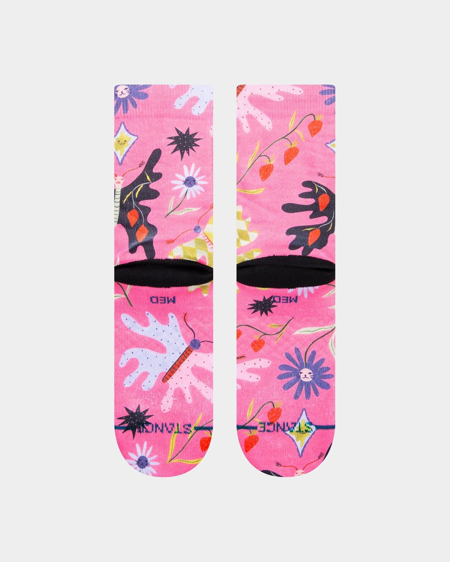 Stance Strawberry Patch Socks Pink sold by Culture Kings product image thumbnail 2