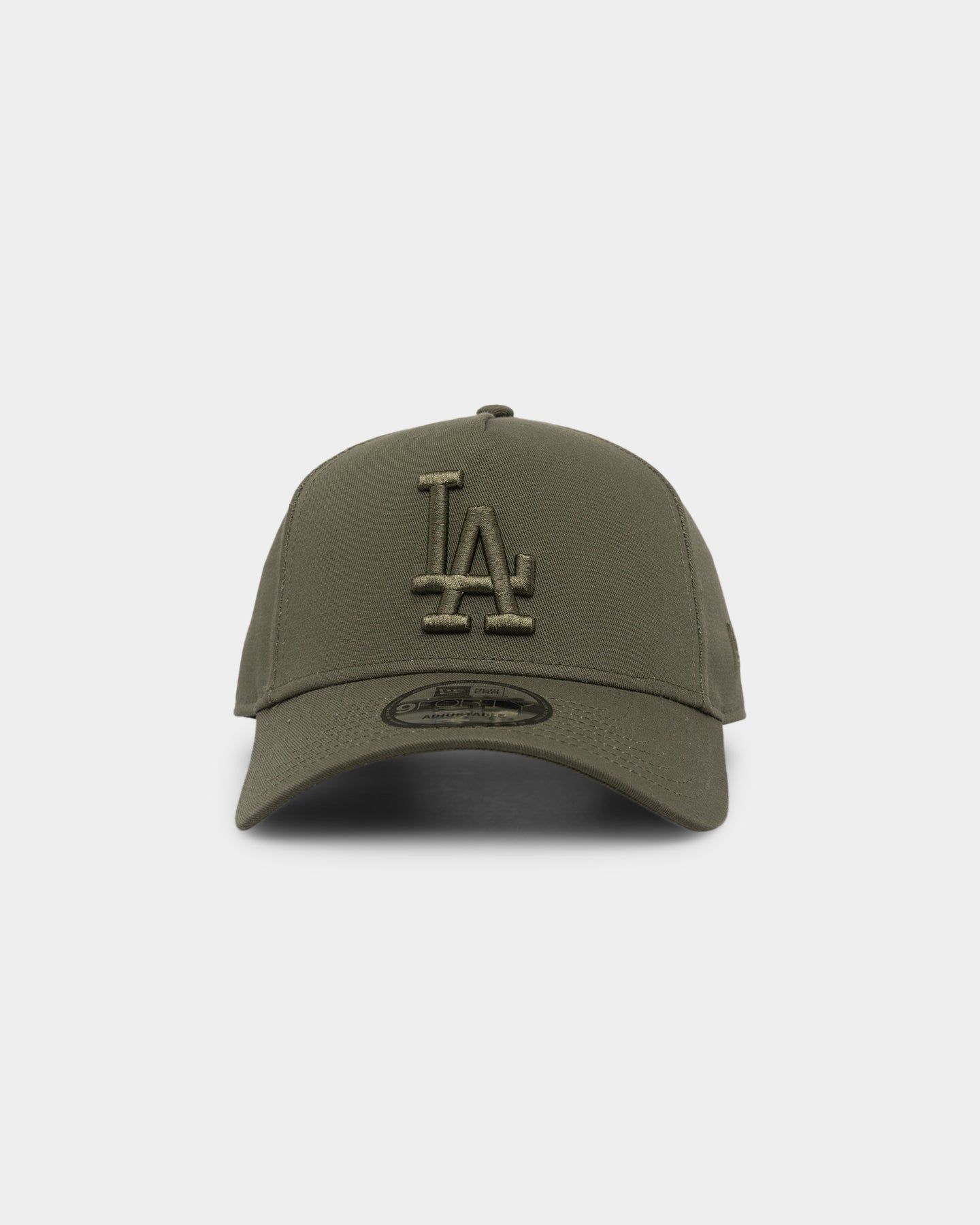New Era Los Angeles Dodgers Tonal 9FORTY A-Frame Snapback Olive sold by Culture Kings