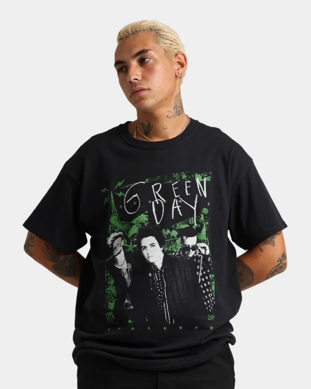 Green Day Green Lean T-Shirt Black sold by Culture Kings