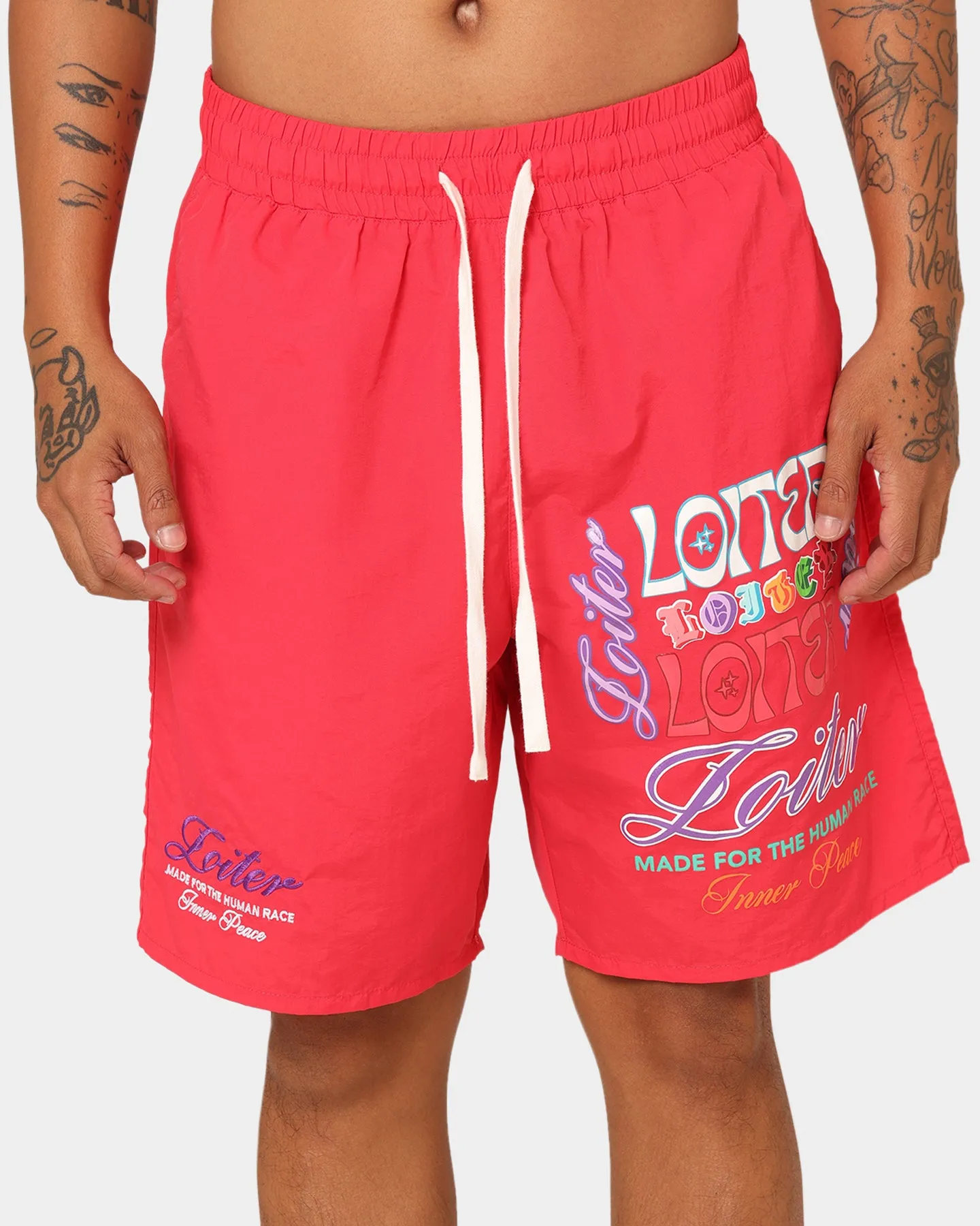 Loiter Forbidden Walk Shorts Red sold by Culture Kings product image thumbnail 3