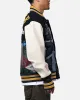 Lifted Anchors "Kournikova" Varsity Tennis Jacket Deep Navy sold by Culture Kings