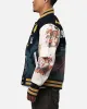 Lifted Anchors "Kournikova" Varsity Tennis Jacket Deep Navy sold by Culture Kings