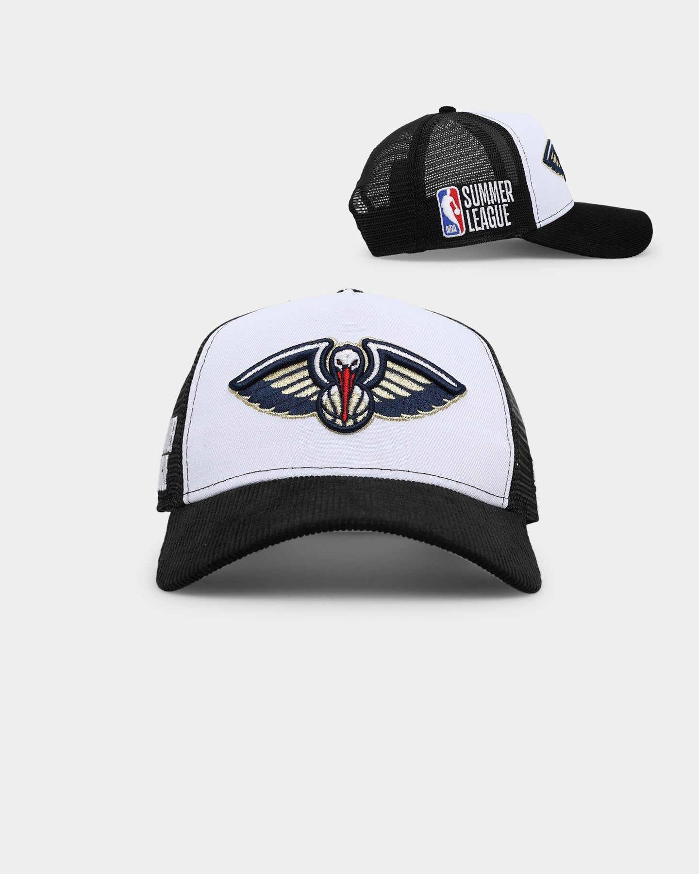 New Era New Orleans Pelicans 'NBA Summer League' 9FORTY A-Frame Snapback Black/White sold by Culture Kings