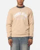 Tommy Jeans TJM Reg Tipping Varsity Crewneck Tawny Sand sold by Culture Kings