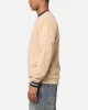Tommy Jeans TJM Reg Tipping Varsity Crewneck Tawny Sand sold by Culture Kings
