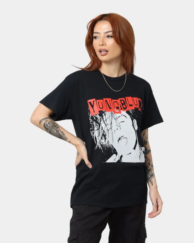 YUNGBLUD Universal Music X YUNGBLUD Stencil Photo T-Shirt Black sold by Culture Kings