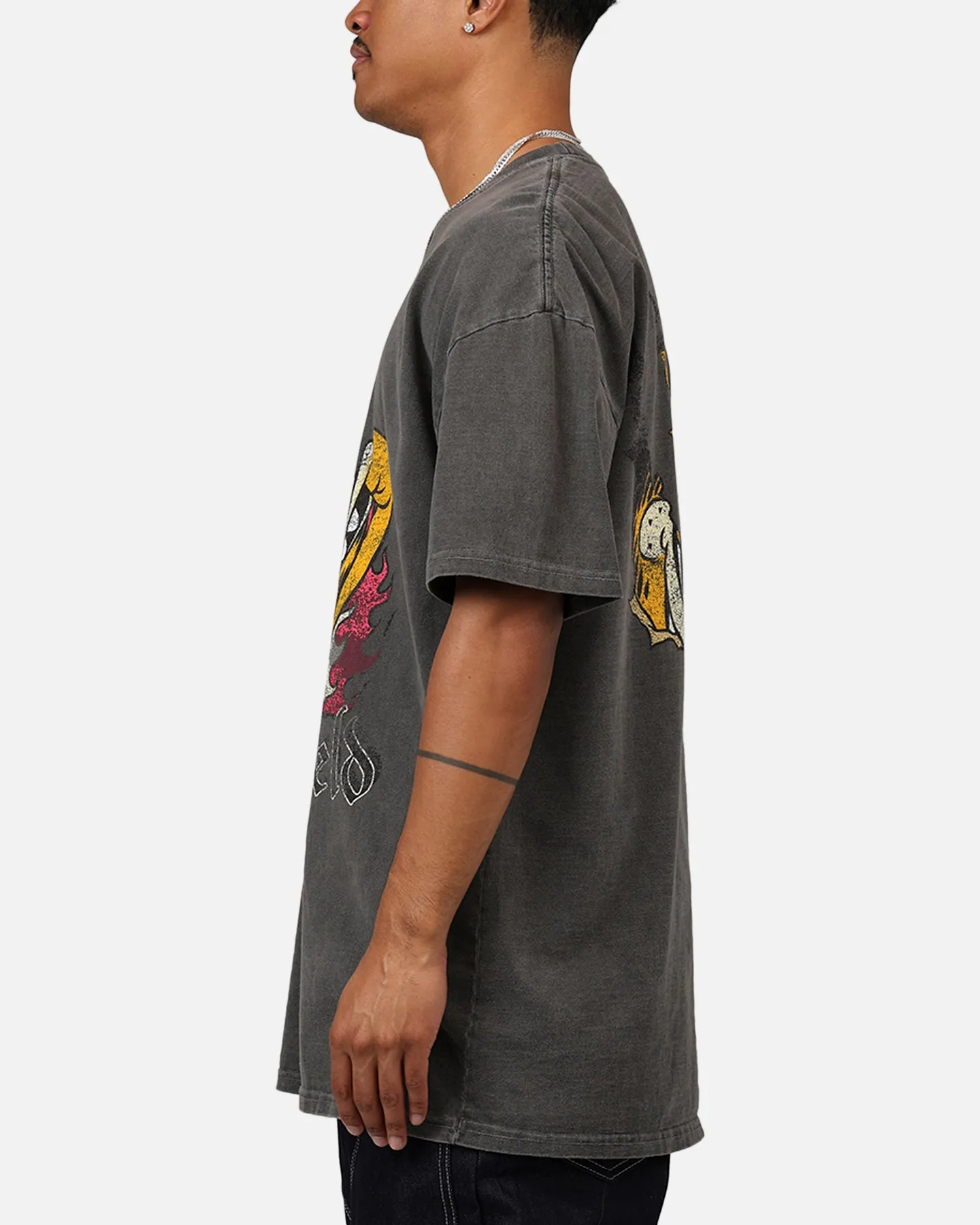 Vintage Goat Crew X Garfield Smiling Cat Heavyweight T-Shirt Vintage Black Wash sold by Culture Kings product image thumbnail 5