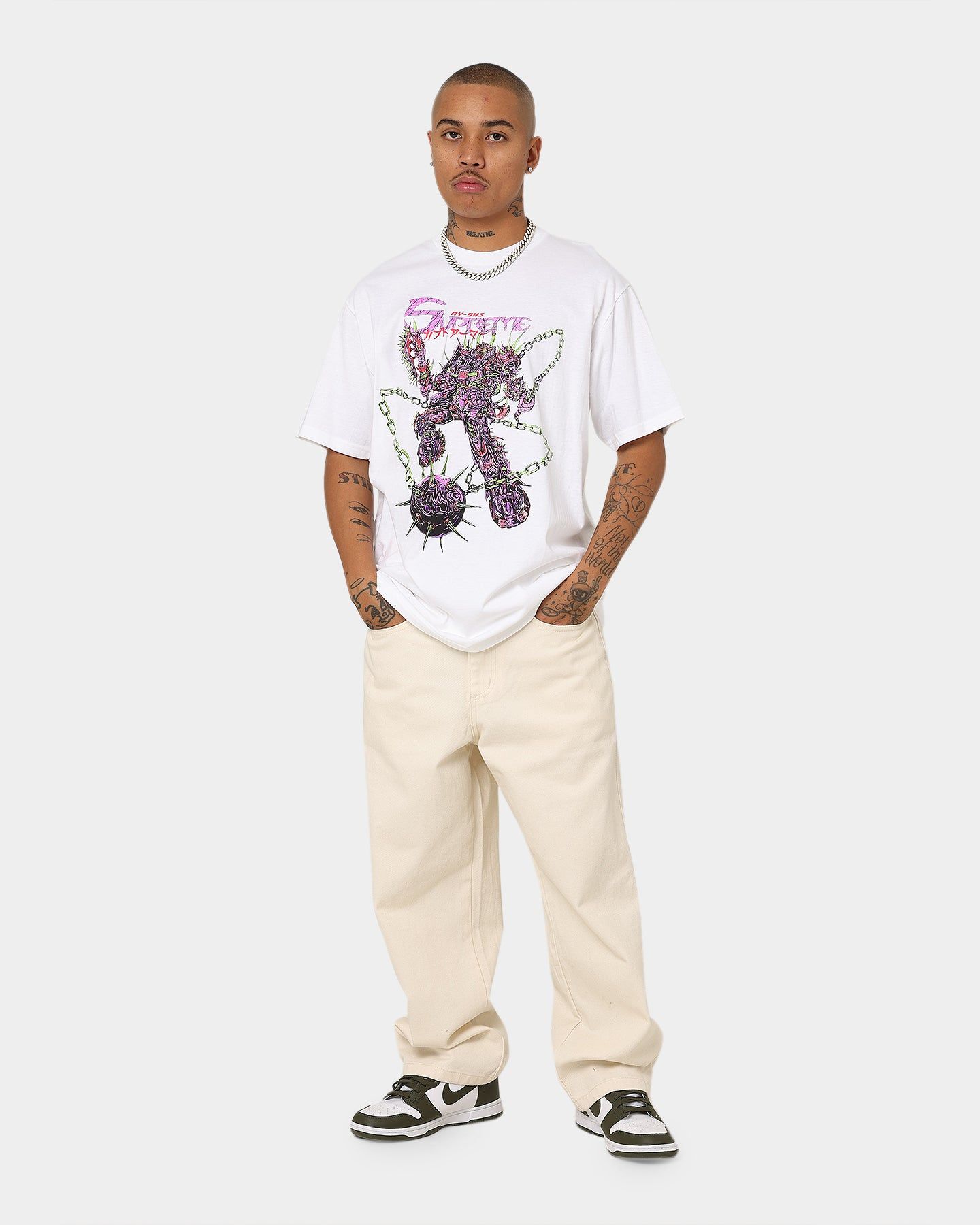 Supreme Spikes T-Shirt White sold by Culture Kings product image thumbnail 2