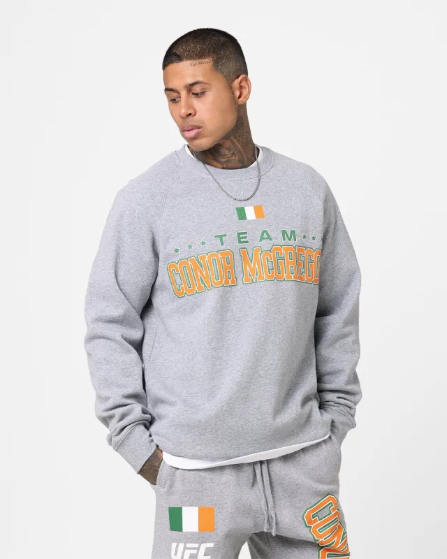 Goat Crew X UFC Conor McGregor Team McGregor Crewneck Grey sold by Culture Kings
