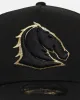 New Era Brisbane Broncos 9FORTY A-Frame Snapback Black/Gold sold by Culture Kings