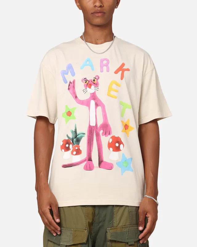 Market Pink Panther Nostalgia T-Shirt Ecru sold by Culture Kings