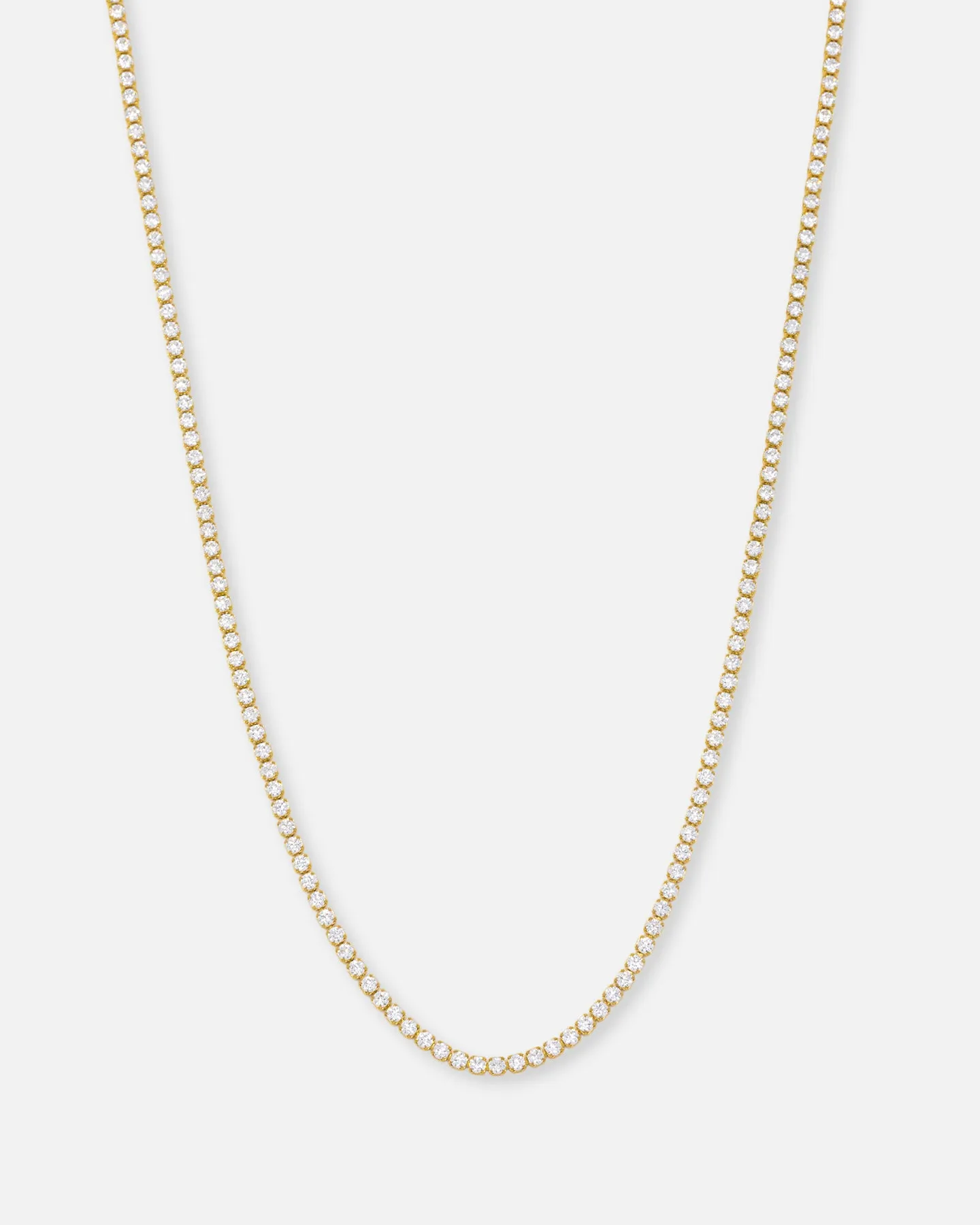 Saint Morta 2mm Micro Tennis Chain Iced Gold sold by Culture Kings product image thumbnail 2