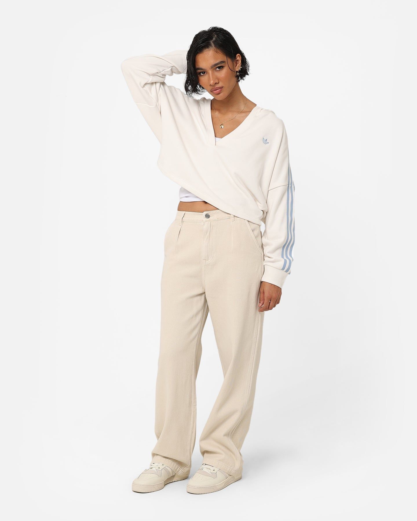 Adidas Women's Cropped Hoodie Clowhi sold by Culture Kings product image thumbnail 3