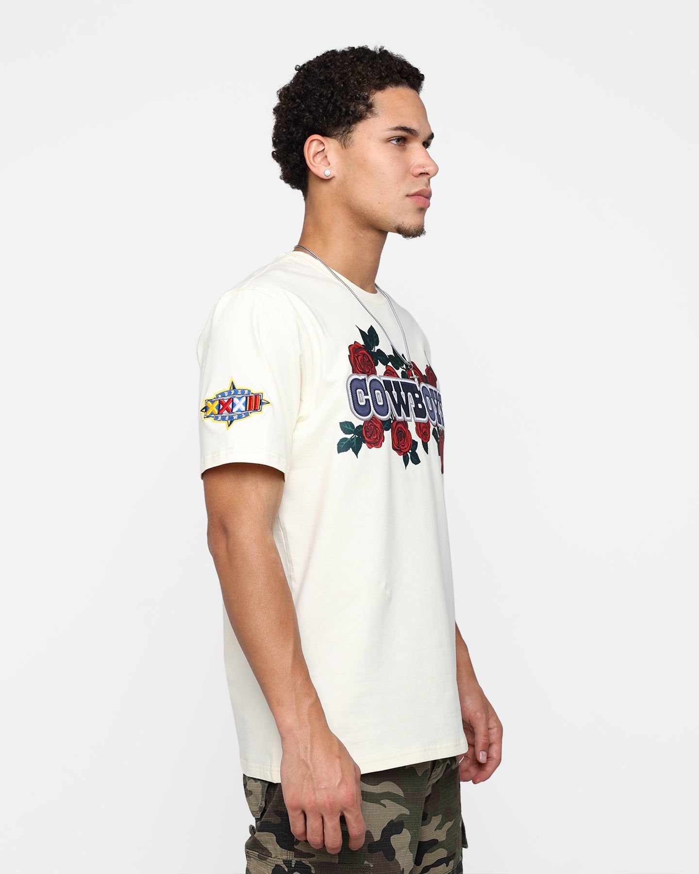 Pro Standard Dallas Cowboys Roses T-Shirt Eggshell sold by Culture Kings product image thumbnail 5