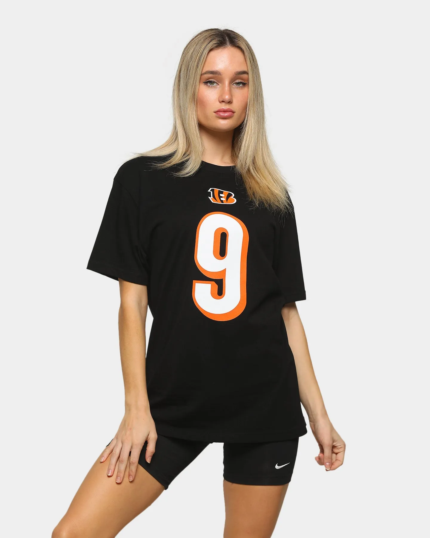 Mitchell & Ness Cincinnati Bengals Joe Burrow 9 NFL T-Shirt Black sold by Culture Kings product image thumbnail 3