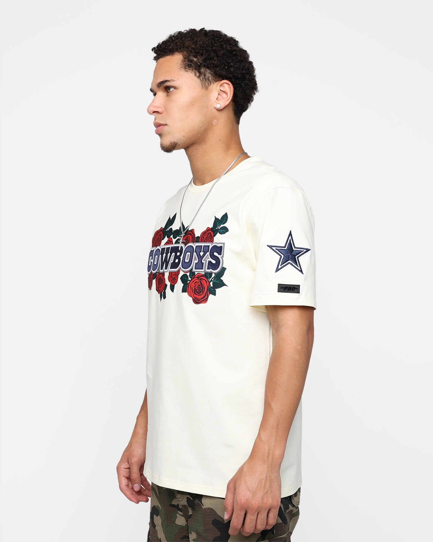 Pro Standard Dallas Cowboys Roses T-Shirt Eggshell sold by Culture Kings product image thumbnail 6