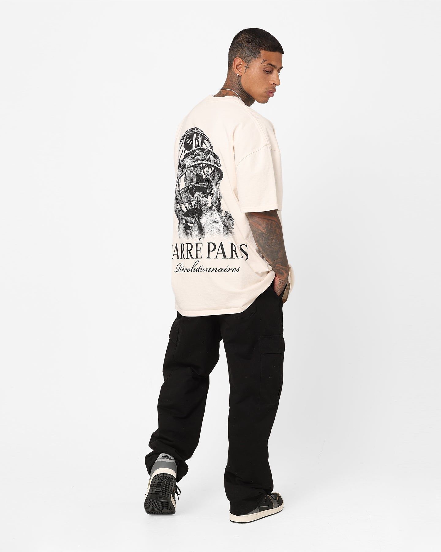 Carre Globalist Box T-Shirt Off White sold by Culture Kings product image thumbnail 3