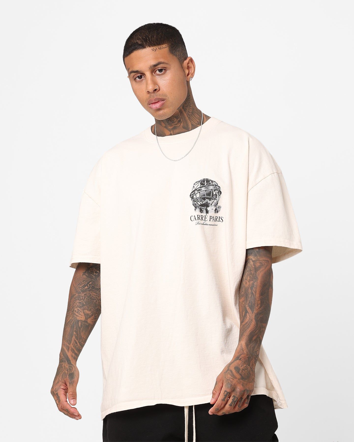 Carre Globalist Box T-Shirt Off White sold by Culture Kings product image thumbnail 2