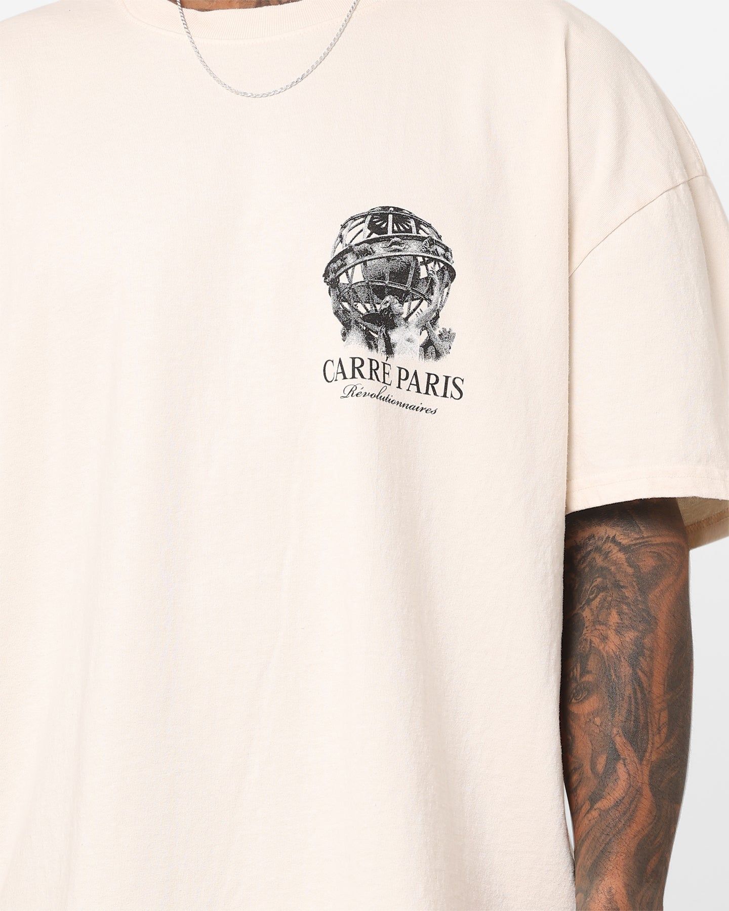 Carre Globalist Box T-Shirt Off White sold by Culture Kings product image thumbnail 4