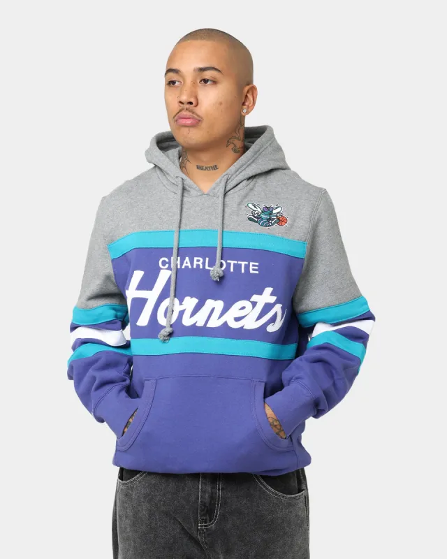 Mitchell & Ness Charlotte Hornets Head Coach Hoodie Royal sold by Culture Kings