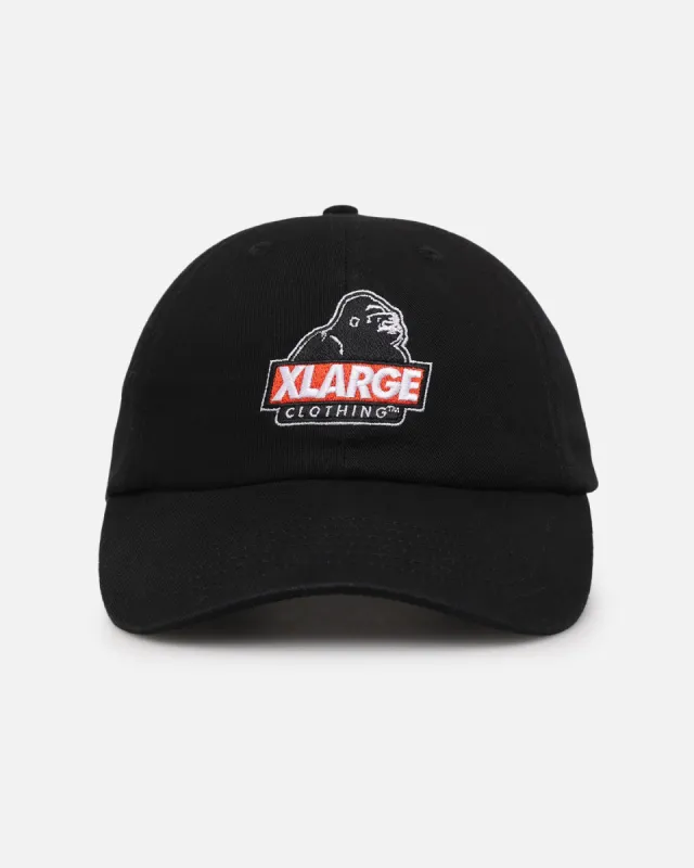X-Large Slanted Low Pro Snapback Black/Red made by Culture Kings