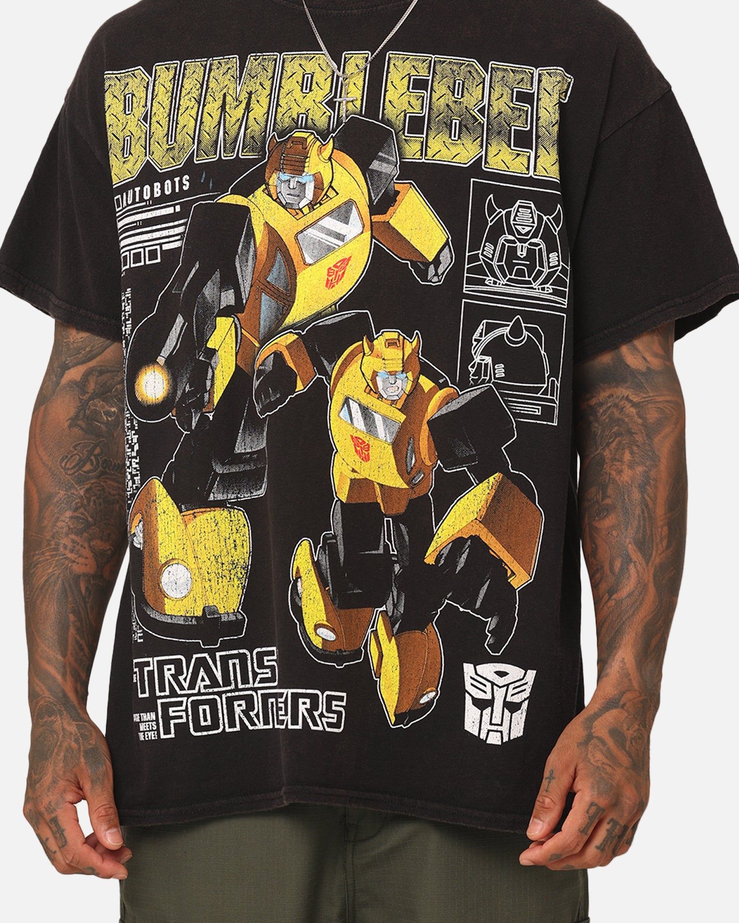 Goat Crew X Transformers Bumble Bee Vintage T-Shirt Black Wash sold by Culture Kings product image thumbnail 3