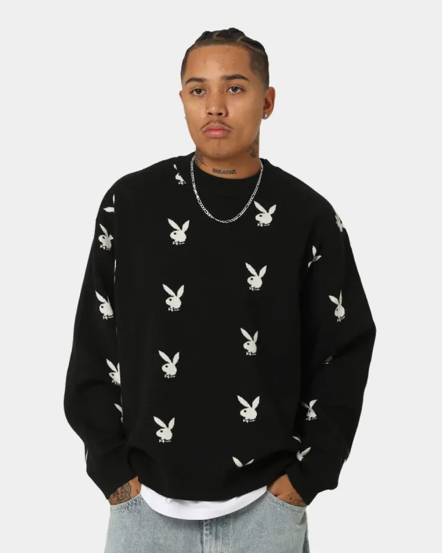 Playboy By CK Bunny Knit Sweater Black sold by Culture Kings