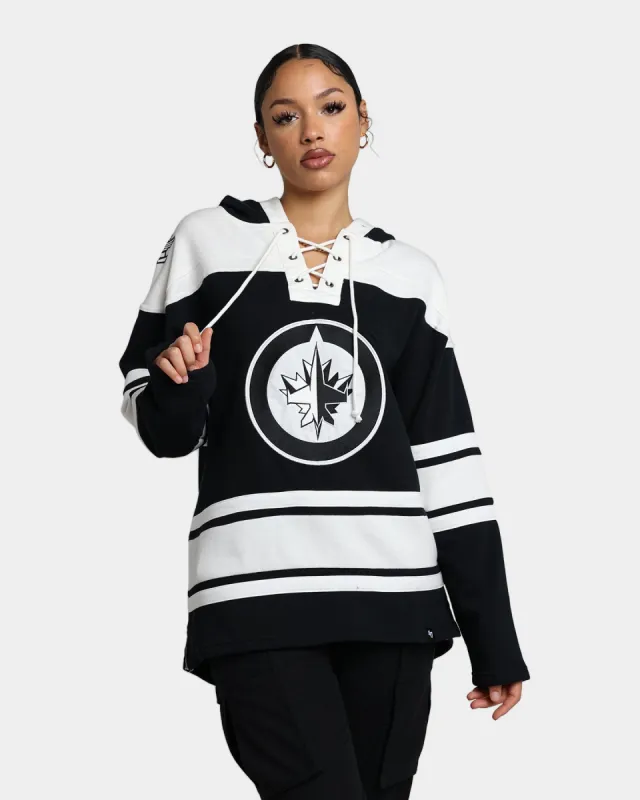 47 Brand Winnipeg Jets Superior Lacer Hoodie Jet Black sold by Culture Kings