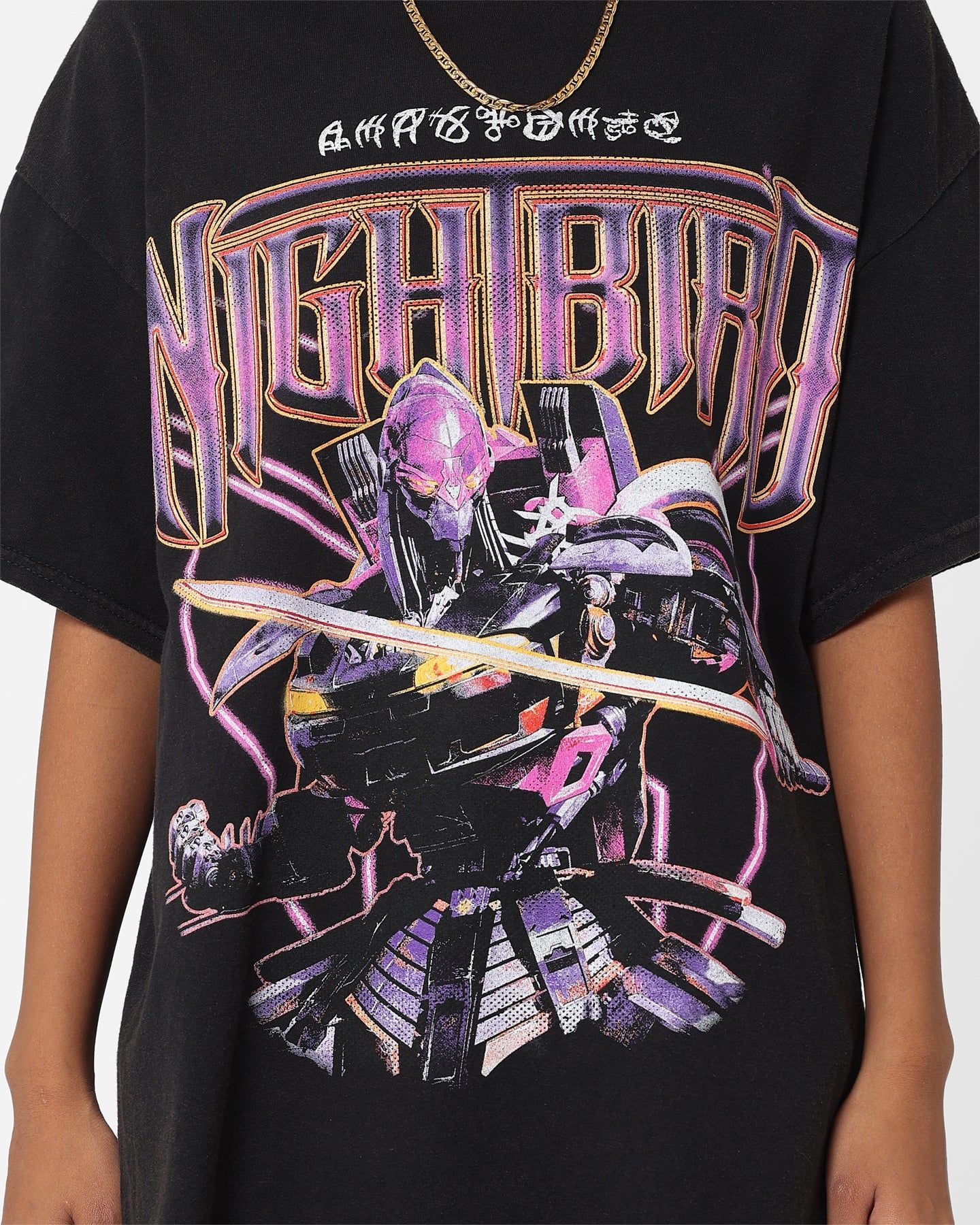 Goat Crew X Transformers Nightbird Vintage T-Shirt Black Wash sold by Culture Kings product image thumbnail 3