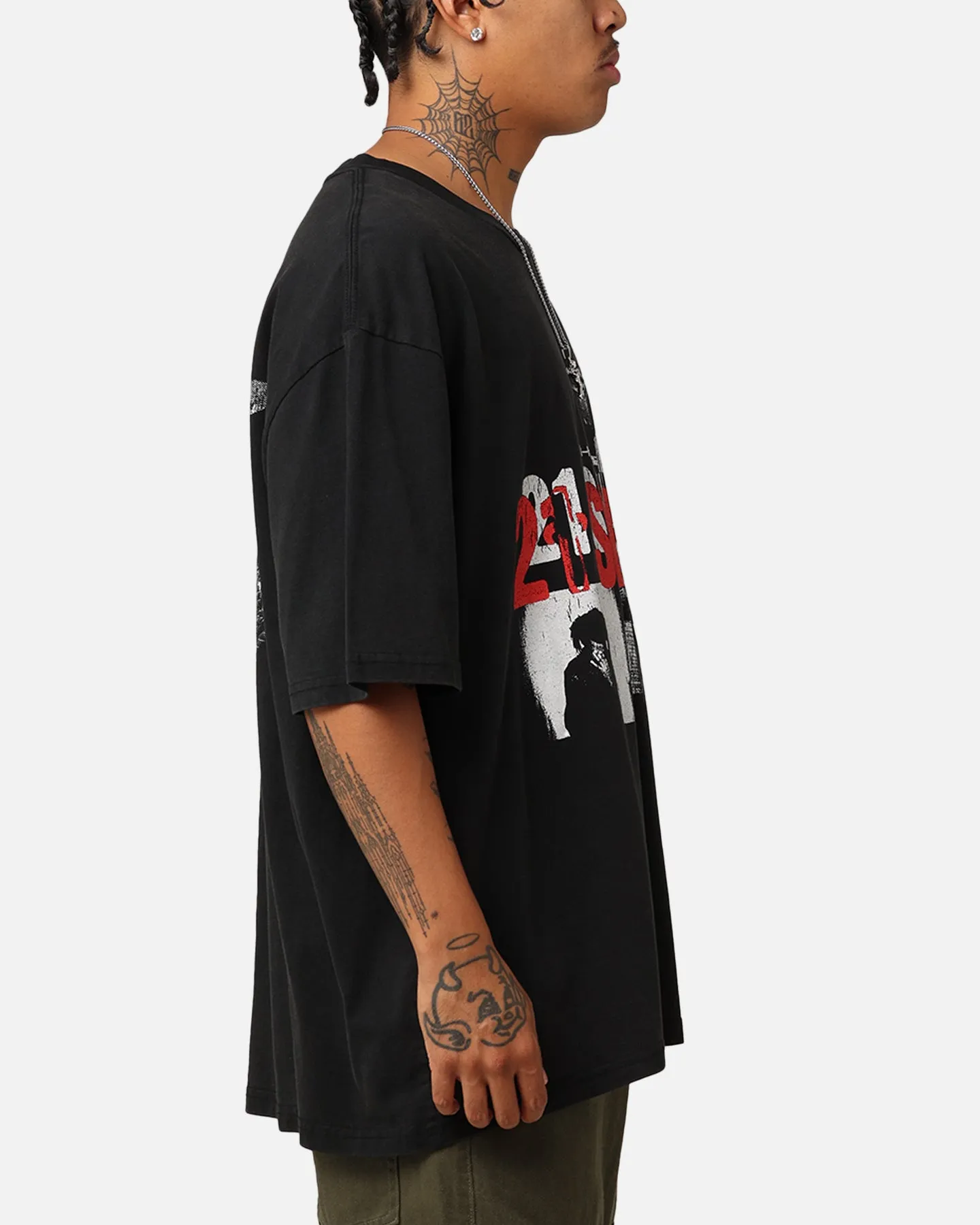 21 Savage American Dream T-Shirt Washed Black sold by Culture Kings product image thumbnail 4