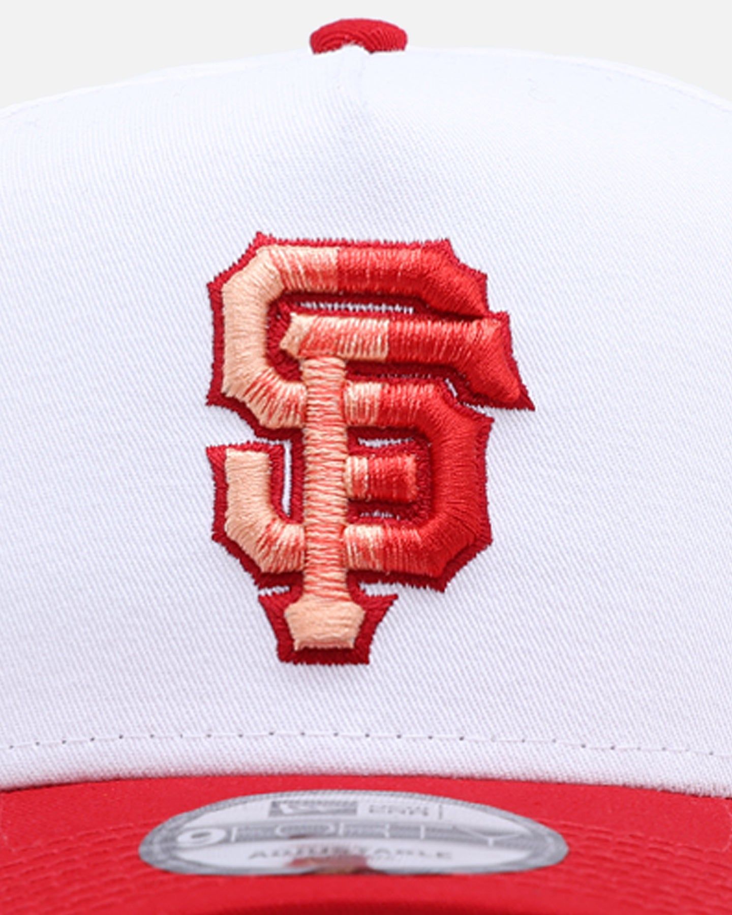 New Era San Francisco Giants 'Satin Blaze' 9FORTY A-Frame Snapback White/Scarlet sold by Culture Kings product image thumbnail 5