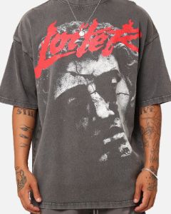 Loiter Search And Destroy Oversized T-Shirt Charcoal Grey sold by Culture Kings
