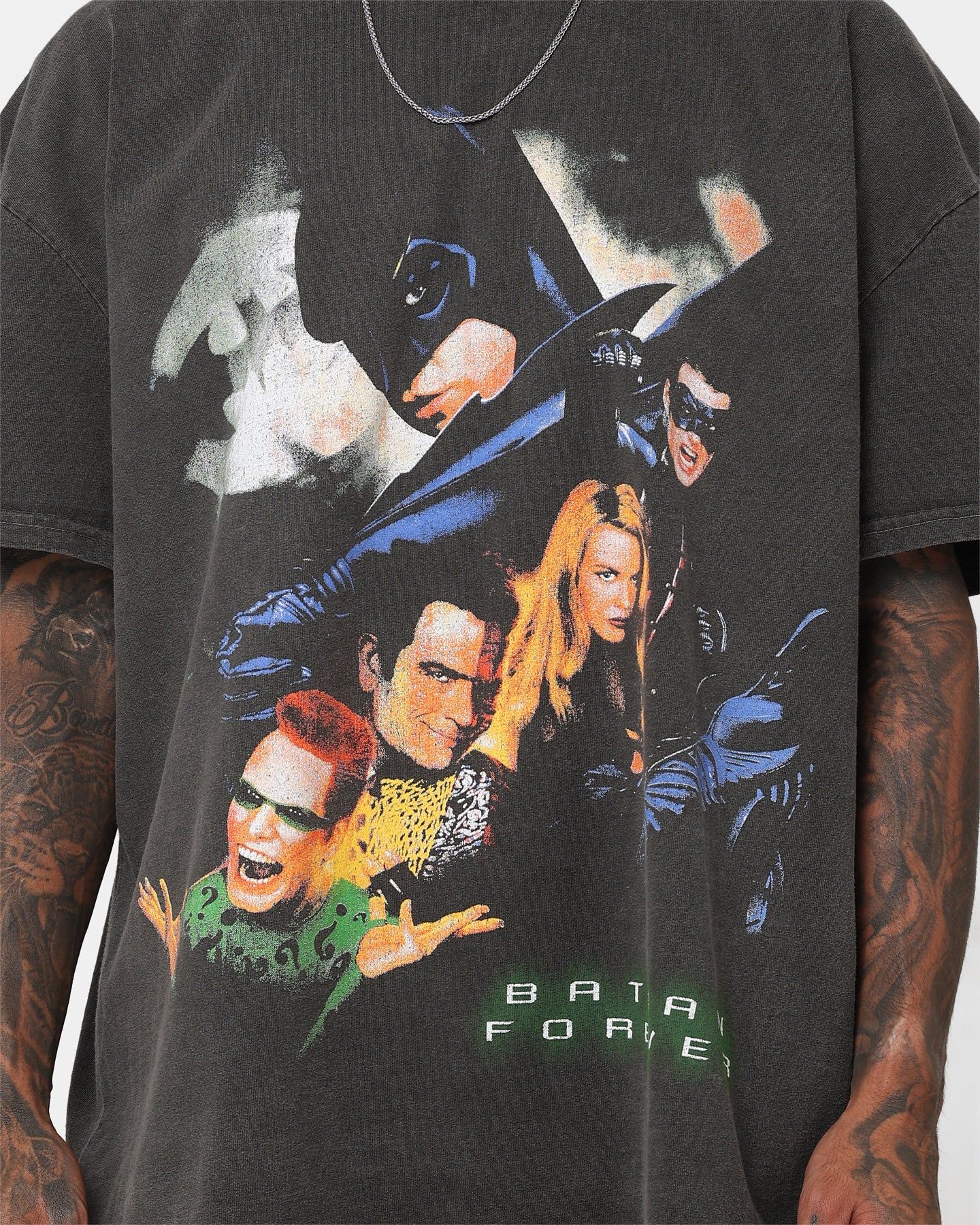 American Thrift X DC 1995 Batman Forever Heavyweight T-Shirt Black Wash sold by Culture Kings product image thumbnail 4